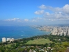 Ausblick vom Diamond Head auf Honolulu